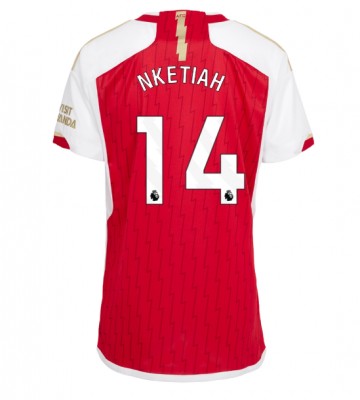 Arsenal Eddie Nketiah #14 Hemmatröja Dam 2023-24 Kortärmad